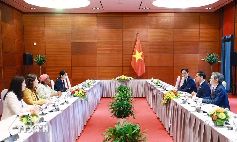 At the reception (Photo: VNA)