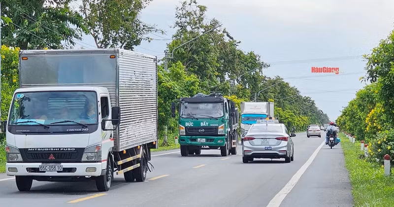 National Highway 61C (Photo; baohaugiang.com.vn) 