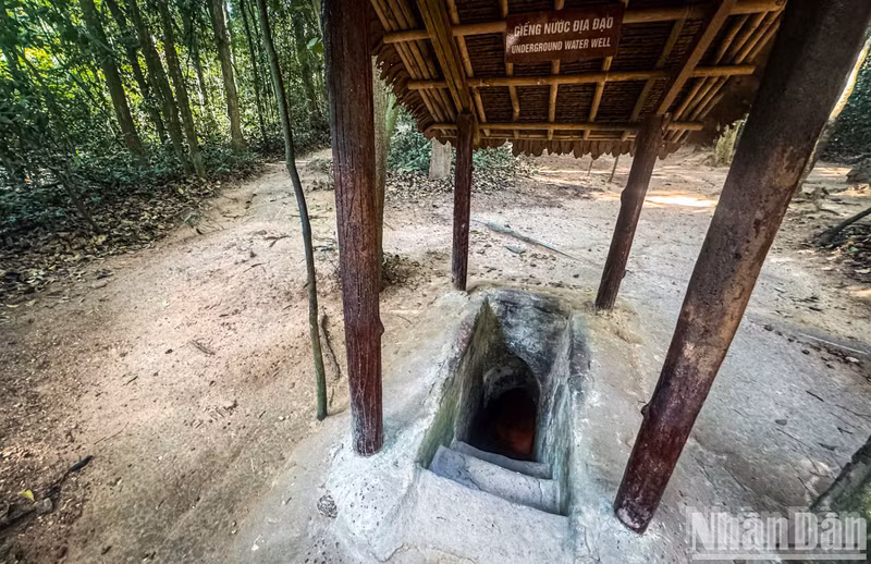 A glimpse of the well in the Cu Chi Tunnels.