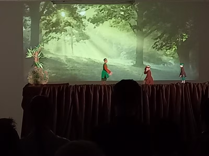 A scene from the puppet show "Luc Van Tien" (Photo: NDO)