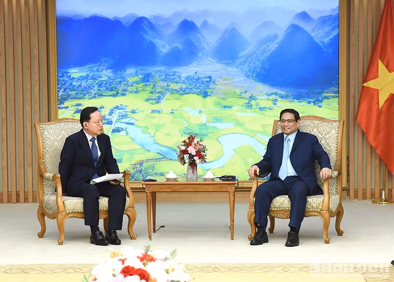 At the reception (Photo: NDO)