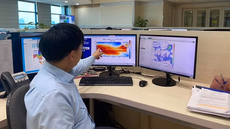 Assessing the intense heat conditions due to the influence of El Nino.