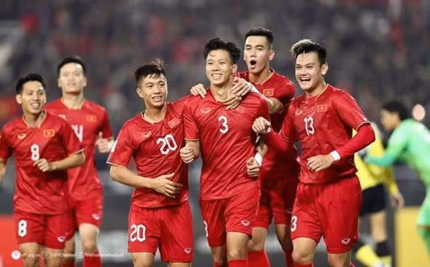 Vietnam stand at the 95th position in the world and 16th in Asia on the March FIFA world rankings. (Photo: Vietnam Football Federation)