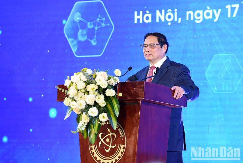 PM Pham Minh Chinh speaks at the event. (Photo: NDO)
