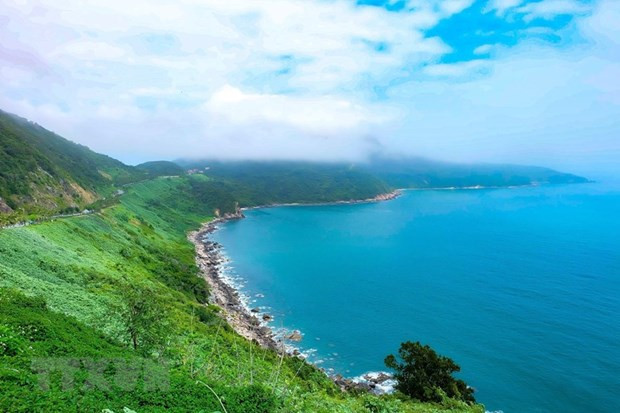 Part of Son Tra Peninsula in Da Nang city (Photo: VNA) 