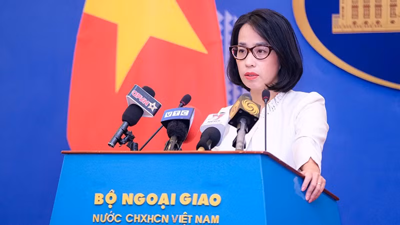 Deputy Spokeswoman of the Ministry of Foreign Affairs Pham Thu Hang 