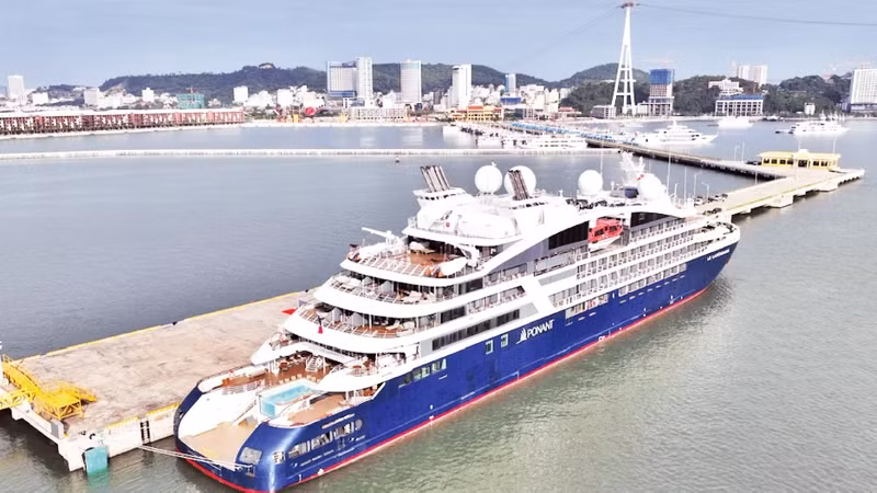 The number of international visitors to Quang Ninh by sea has been increasing.