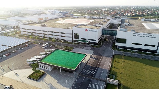 An overview of the LG Innotek Hai Phong factory. (Photo: baodautu.vn)