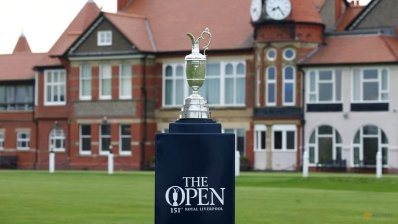Golf - The Open Championship Media Day - Royal Liverpool, Hoylake, Britain - April 19, 2023 General view of the Claret Jug trophy. (Photo: Reuters)