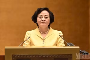 Deputy Prime Minister Pham Thi Thanh Tra. (Photo: TRAN HAI)