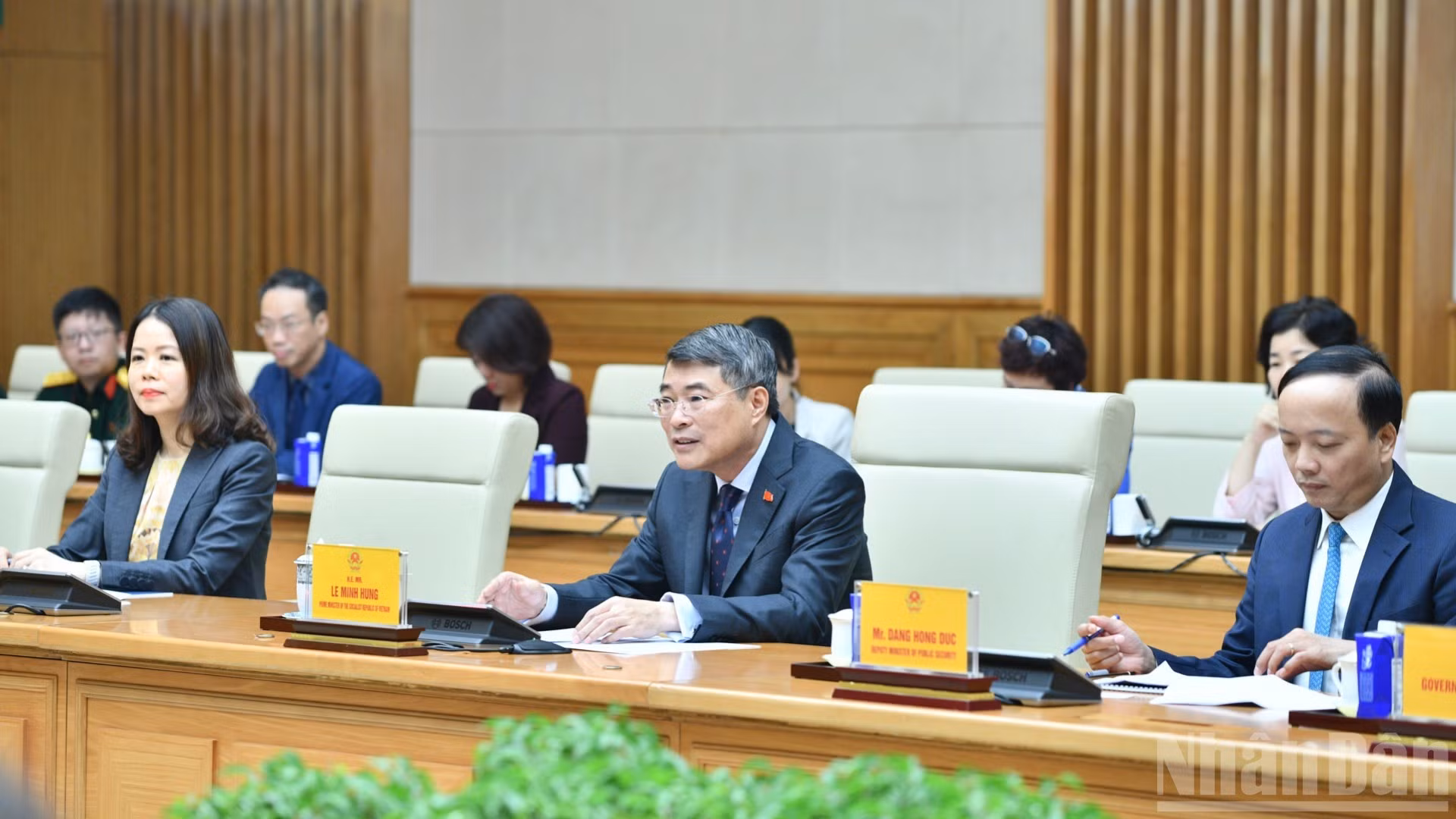 Prime Minister Le Minh Hung affirms that Viet Nam wishes to strengthen increasingly close and effective cooperation with the United Nations. (Photo: THANH GIANG)