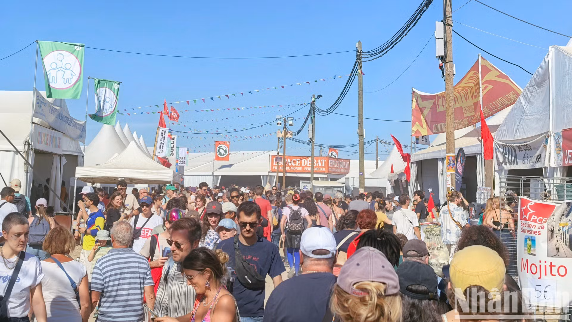 The L’Humanité Festival is a major space for French political, social and cultural life.