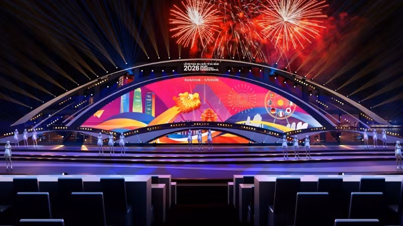 Design concept for the Da Nang International Fireworks Festival 2026. (Photo: DIFF 2026 Organising Committee)
