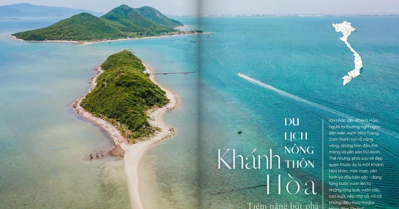 A rustic, peaceful, and culturally rich Khanh Hoa Province is featured in the e-brochure “Rural Tourism” by the Tourism Information Centre under the Viet Nam National Authority of Tourism. (Screenshot)