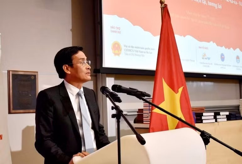 Deputy Minister Tran Quy Kien speaks at the conference. (Photo: Embassy of Viet Nam in Poland)