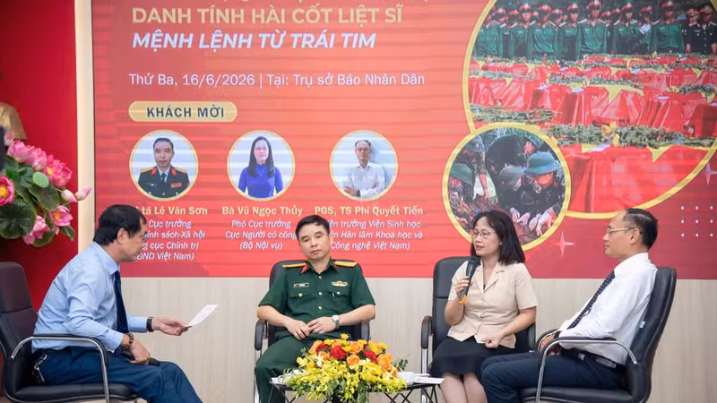 An overview of the seminar "Searching for, Recovering and Identifying the Remains of Fallen Soldiers – A Calling from the Heart", organised by Nhan Dan Newspaper. (Photo: MINH DUY)
