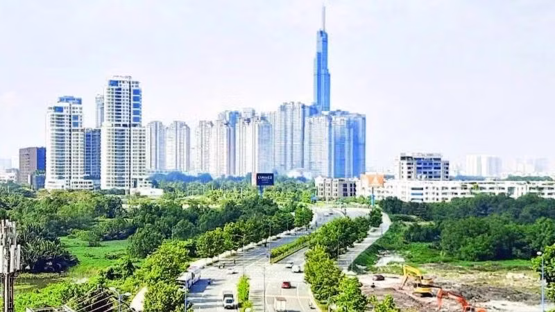 A corner of Ho Chi Minh City.