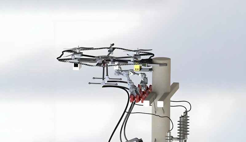 Aerial Robot – a robotic arm mounted on a UAV, created from the integration of Robotics and UAV technologies.