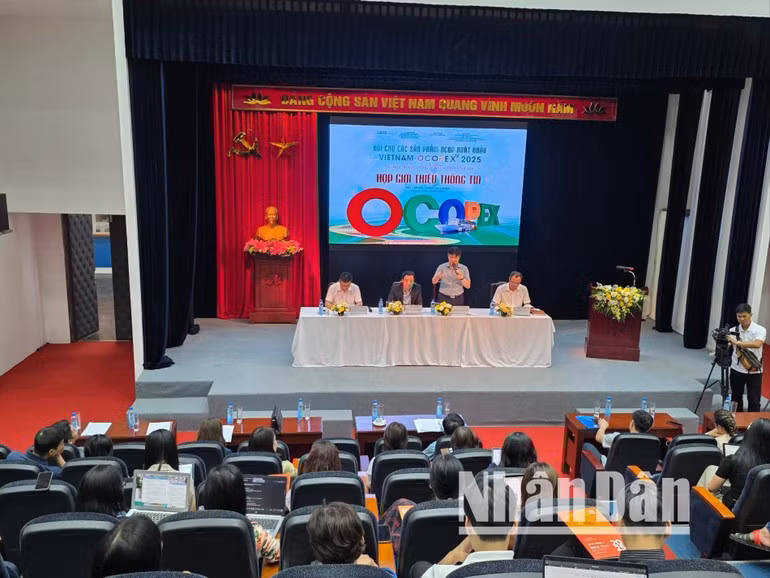 At the press conference.