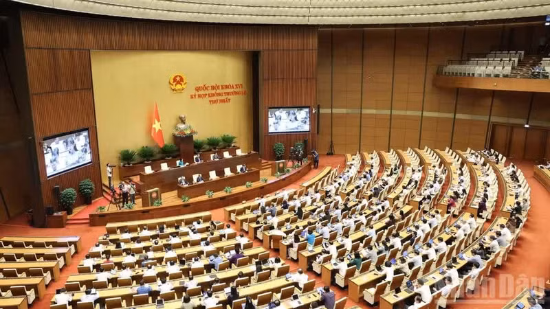 An overview of the first extraordinary session of the 16th National Assembly. (Photo: NDO)