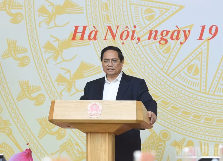 PM Pham Minh Chinh speaks at the meeting (Photo: NDO)