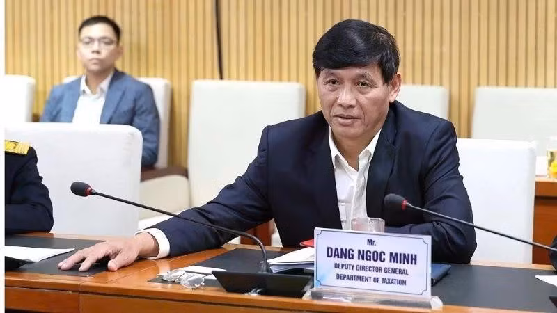 Deputy General Director of the General Department of Taxation Dang Ngoc Minh.