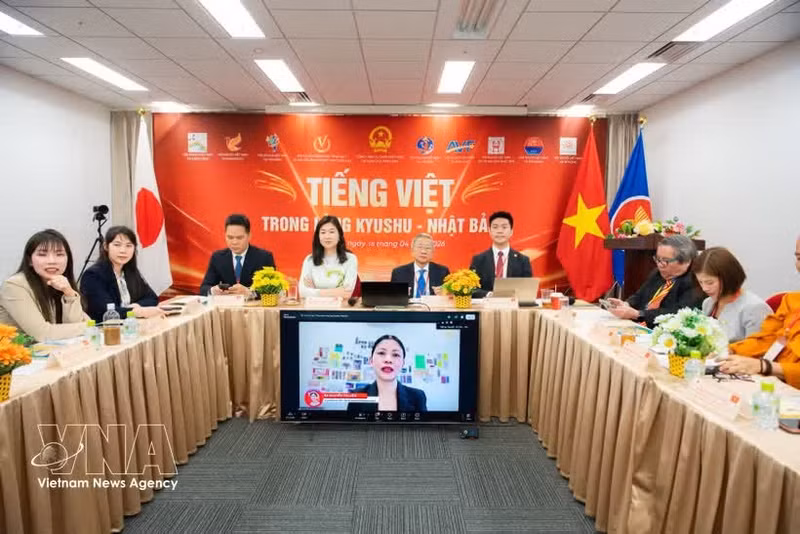 At the event “Vietnamese Language in the heart of Kyushu, Japan” (Photo: VNA)
