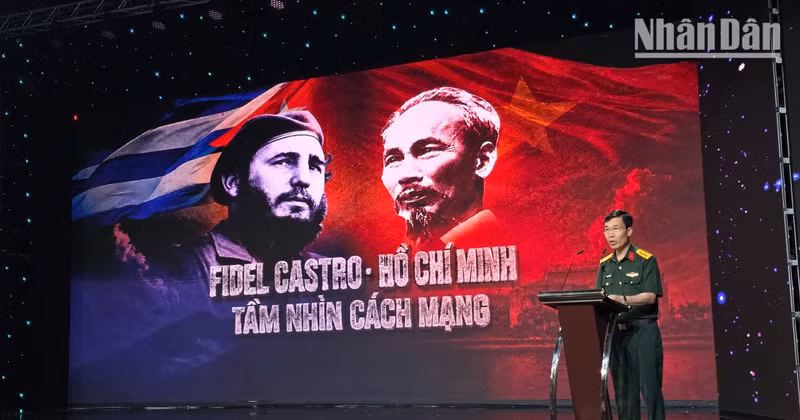 The 6th episode of the documentary series “Two Hearts Beating as One”, entitled “Fidel Castro-Ho Chi Minh: A Revolutionary Vision”, premieres in Ha Noi. (Photo: MINH DUY)