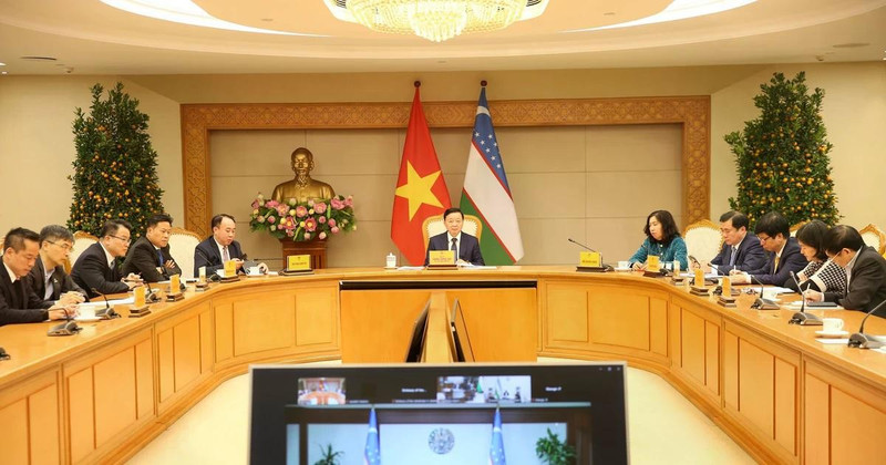 Deputy Prime Minister Tran Hong Ha says cooperation areas should be translated into concrete projects in both Viet Nam and Uzbekistan to fully tap each side’s potential and strengths. (Photo: baochinhphu.vn)