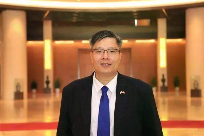 Dr Tran Hai Linh, member of the Central Committee of the Viet Nam Fatherland Front and Chairman of the Viet Nam-Korea Businessmen and Investment Association (VKBIA) (Photo: VNA)