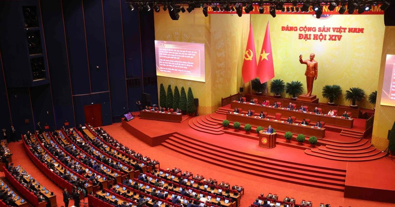 A view of the opening session of the 14th National Congress of the Communist Party of Viet Nam on January 20. (Photo: VNA)