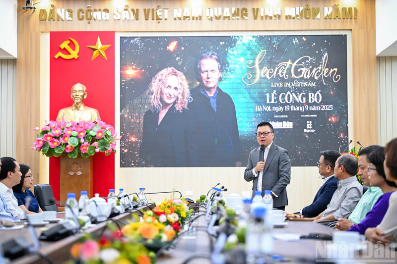 At the press conference on the concert "Secret Garden Live in Viet Nam". (Photo: NDO)