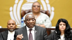 South African President Cyril Ramaphosa speaks during a question-and-answer session in the National Assembly in Cape Town, South Africa, Nov. 6, 2025. Ramaphosa said on Thursday that the upcoming Group of 20 (G20) Leaders' Summit is expected to take concrete steps to reform the global financial system while addressing the deepening divide of global wealth and income inequality. (Photo: Xinhua)
