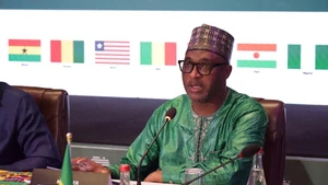 Ghana's Interior Minister Muntaka Mohammed-Mubarak speaks at the High-Level Consultative Conference on Regional Cooperation and Security in Accra, Ghana, Jan. 29, 2026. Ghana's Foreign Minister Samuel Okudzeto Ablakwa on Thursday voiced deep concern over the growing incidence of terrorism in West Africa and the Sahel region. During the opening of a two-day High-Level Consultative Conference on Regional Cooperation and Security, Ablakwa warned that the region loses an average of 44 lives daily to these terror attacks. (Xinhua)