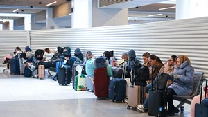 Passengers wait at a railway station during a train drivers' strike in Madrid, Spain, Feb. 9, 2026. Unions representing Spain's train drivers on Monday announced the cancellation of the second and third days of strike action planned for Tuesday and Wednesday following talks with the Ministry of Transport. The strike, scheduled from Feb. 9 to 11, was called to demand improved safety measures in the wake of recent rail accidents. (Photo: Xinhua)
