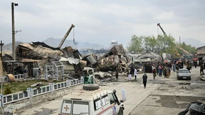 This photo taken on March 17, 2026 shows the damaged Omid Addiction Treatment Hospital in Kabul, Afghanistan. Pakistan's air force carried out an airstrike late Monday night targeting the drug addiction treatment hospital in the Afghan capital of Kabul, killing at least 400 people and injuring around 250 others, an Afghan official said Tuesday. Meanwhile, Pakistan on Monday refuted the Afghan government's claim, saying the country targeted military installations and terrorist support infrastructure in Afghanistan. (Xinhua)