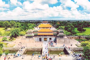The Complex of Hue Monuments, a typical heritage space featured in the “tourism passport” journey. (Photo: Hue City Department of Tourism)