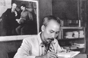The great President Ho Chi Minh lives forever in our cause! (File photo)