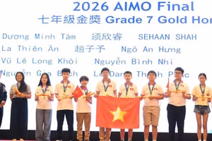 Vietnamese students secure 205 awards at AIMO 2026.