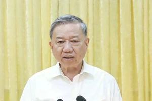 Party General Secretary To Lam calls for concerted efforts from Nam Dinh, Ha Nam and Ninh Binh provinces to complete the organisation of the two-tier administration model by July 1. (Photo: VNA)