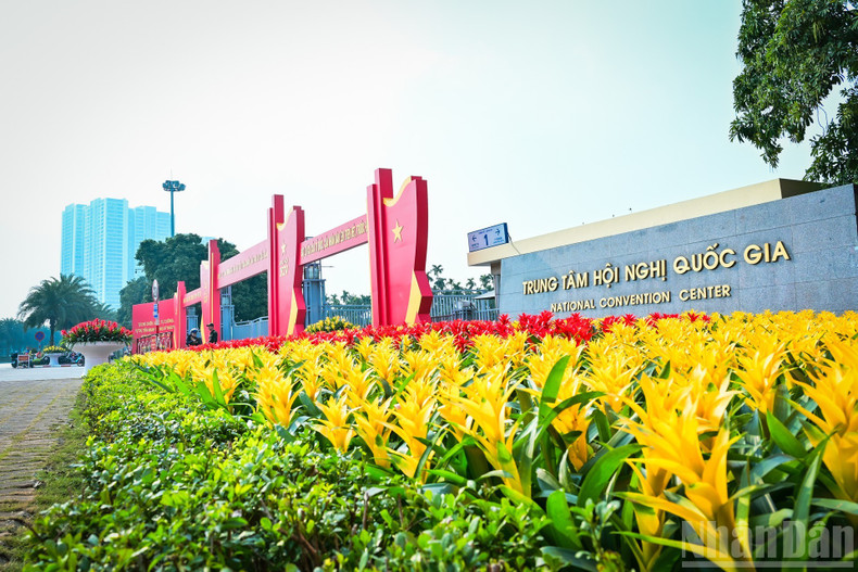 The National Convention Center, the venue of the 14th National Congress of the Communist Party of Viet Nam.