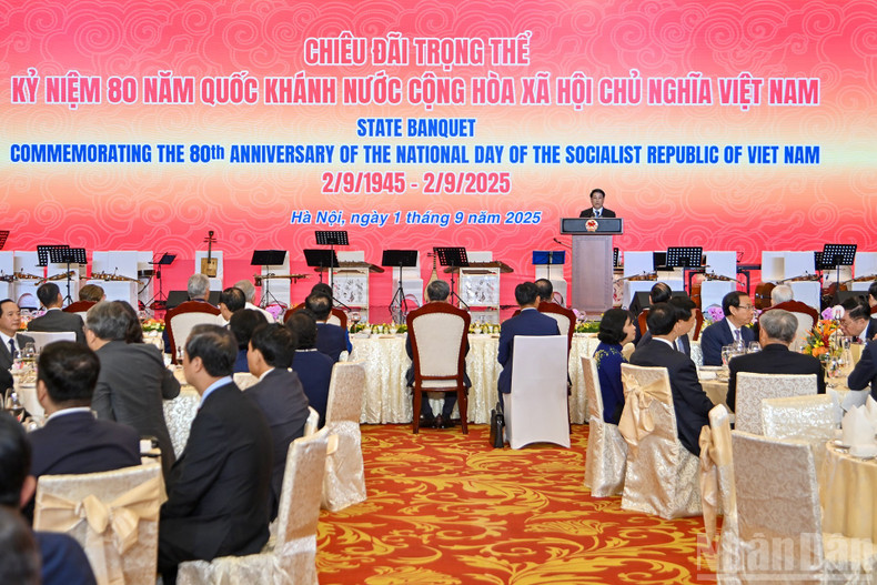 Overview of the grand banquet marking the 80th anniversary of the National Day of the Socialist Republic of Viet Nam. Overview of the grand banquet marking the 80th anniversary of the National Day of the Socialist Republic of Viet Nam.