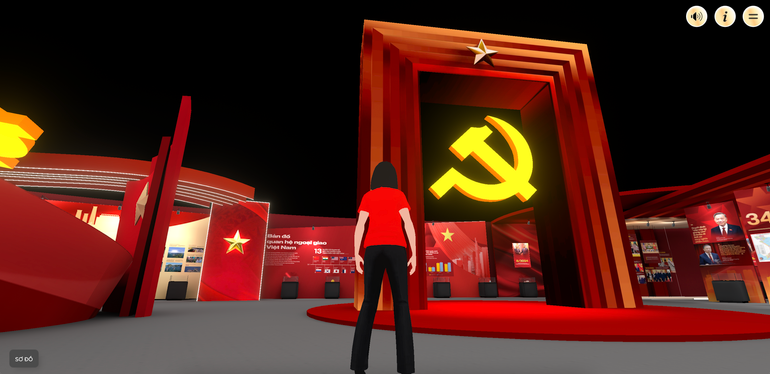 The illuminated border around the Hammer and Sickle symbol at spaces 4, 5, and 6. 5-1.png