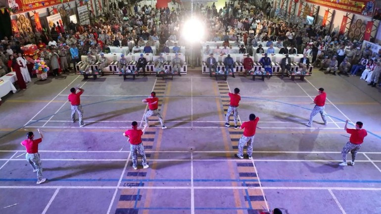 A martial arts performance by officers and staff of Engineering Unit Rotation 3 as part of the programme. vo-thuat-1100.jpg