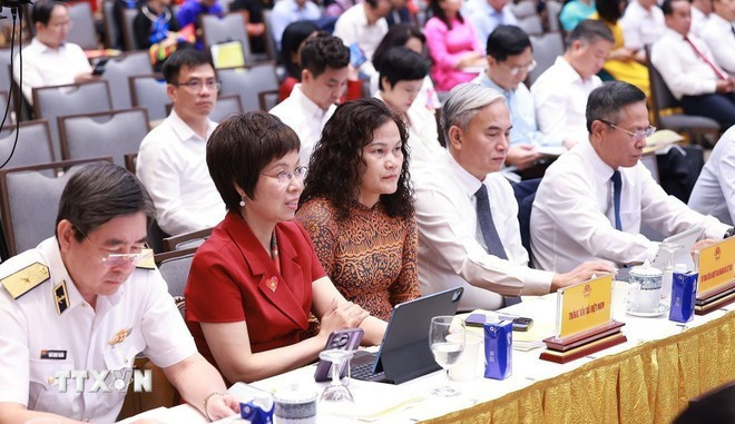 Delegates at the conference to review the removal of substandard houses. (Photo: VNA) Delegates at the conference to review the removal of substandard houses. (Photo: VNA)