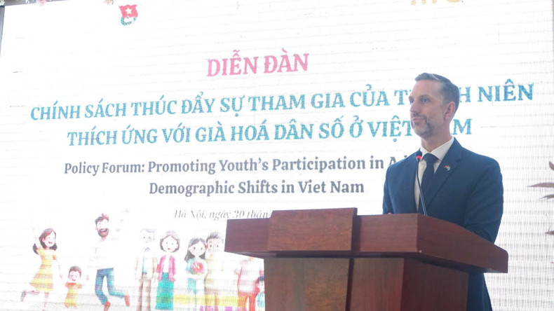Mr Matthew David Jackson, UNFPA Representative in Viet Nam. (Photo: PV) thanhnien4-1215-6429.jpg
