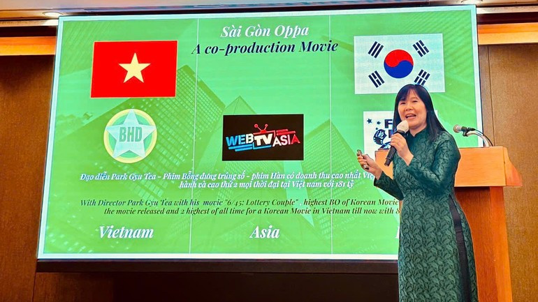 Ngo Bich Hanh – Vice Chairwoman of BHD – shares about the film. saiggon1.jpg