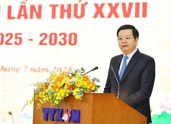 Deputy Prime Minister Mai Van Chinh addresses the congress. (Photo: VNA) Deputy Prime Minister Mai Van Chinh addresses the congress. (Photo: VNA)