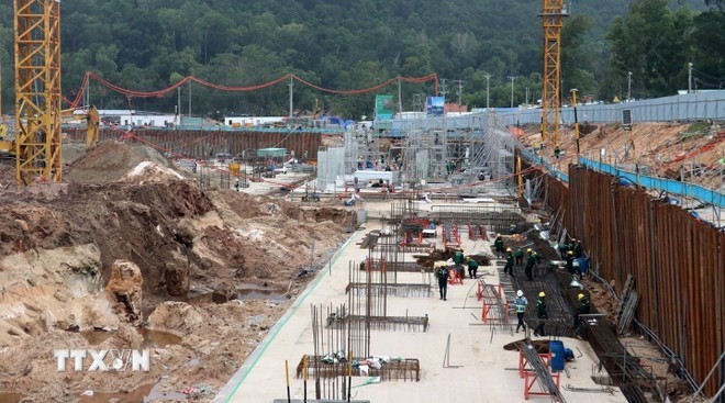 Construction site of the APEC 2027 Summit Convention Centre Project and auxiliary facilities. (Photo: VNA) Construction site of the APEC 2027 Summit Convention Centre Project and auxiliary facilities. (Photo: VNA)