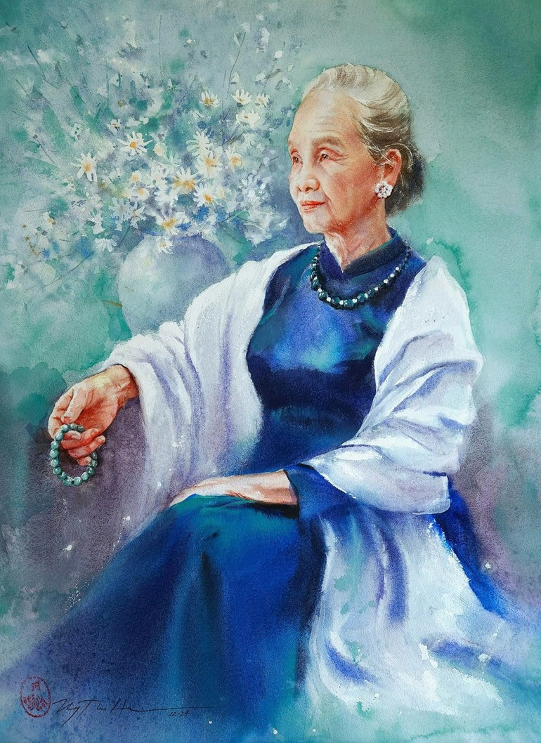 The peaceful beauty of age and experience.